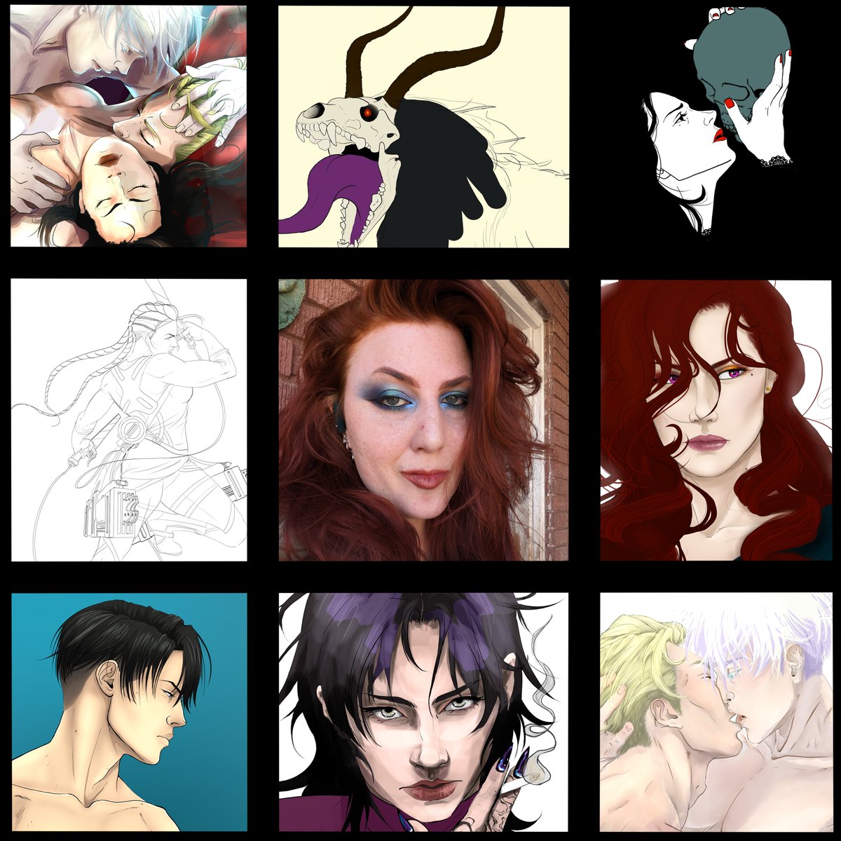 I have a theory that artists kinda look like their art

#artvsartist