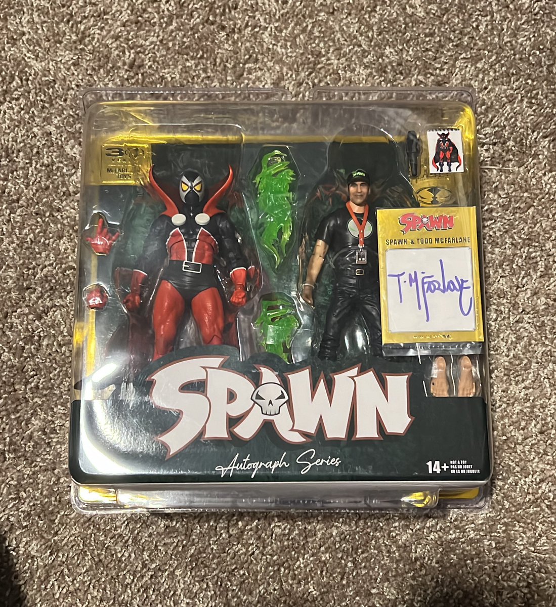 RAComicsLLC's tweet photo. #Spawn and #toddmcfarlane figures autograph series π₯π₯π₯π₯
#imagecomics #comicbooks @Todd_McFarlane @mcfarlanetoys #dailyspawn #bestartinthebusiness https://t.co/2eTyMZeFH0