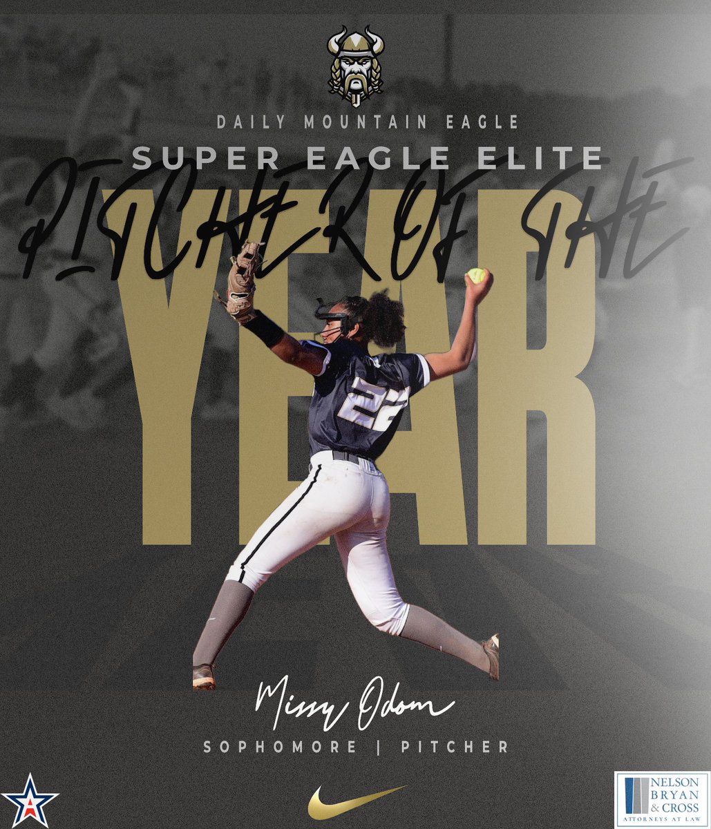 Jasper Vikings (@jaspervikes) on Twitter photo Congrats to <a href="/jaspersoftball2/">Jasper Viking Softball</a> 's <a href="/MOdom44/">MissyOdom</a> on being named <a href="/DailyMtEagle/">Daily Mountain Eagle</a> Super Eagle Elite Pitcher of the Year! <a href="/NBCLegal/">Nelson Bryan & Cross</a> #GoVikes Congrats to <a href="/jaspersoftball2/">Jasper Viking Softball</a> 's <a href="/MOdom44/">MissyOdom</a> on being named <a href="/DailyMtEagle/">Daily Mountain Eagle</a> Super Eagle Elite Pitcher of the Year! <a href="/NBCLegal/">Nelson Bryan & Cross</a> #GoVikes