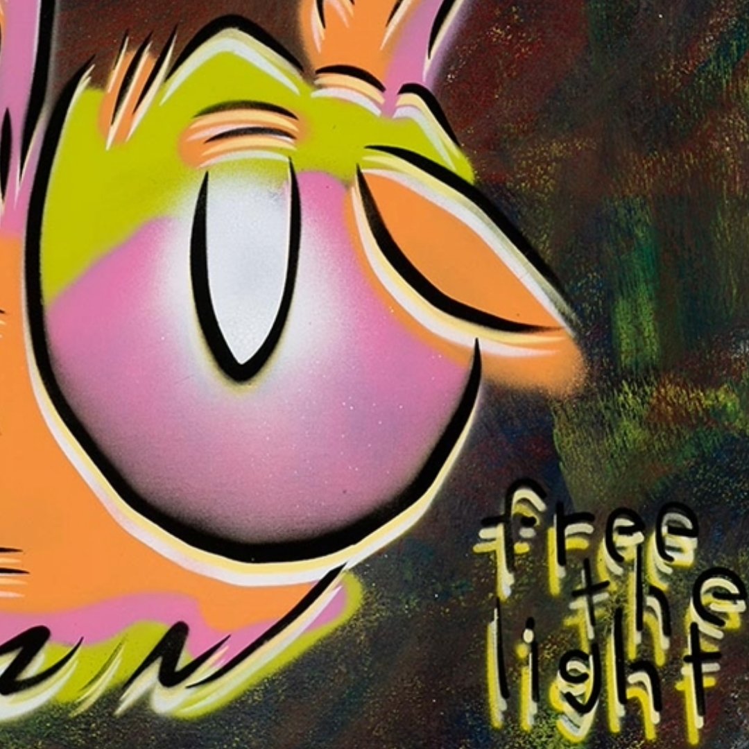 ParkWestGallery's tweet image. Lebo on the LIVE Online Auction▶️

Inspired by ancient modes of storytelling, comic strip compositions, and the grit of 1970s street art, Lebo surrenders his artwork to the sum of history.

Register here 🔗 bit.ly/3MKF2m4

🎨@leboart

#ParkWestGallery #Lebo