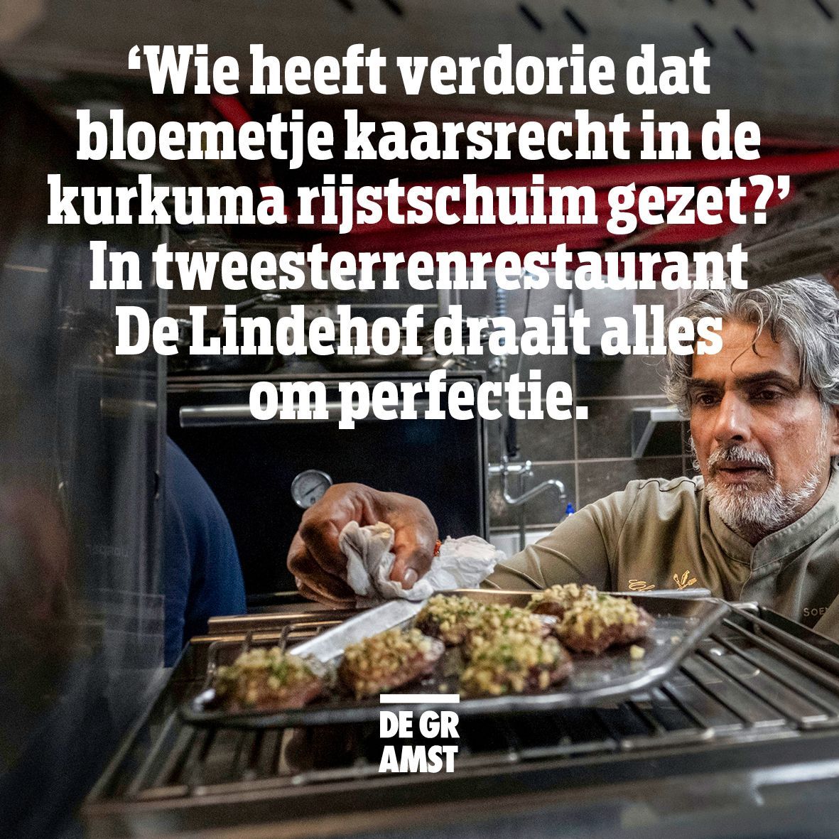 Verhaal van de dag | In De Lindehof in Nuenen, het tweesterrenrestaurant van Soenil Bahadoer, draait alles om perfectie. Wie heeft verdorie dat bloemetje kaarsrecht in de kurkuma rijstschuim gezet? <a href="/rasitelibol/">rasit elibol</a> buff.ly/468Sx8l