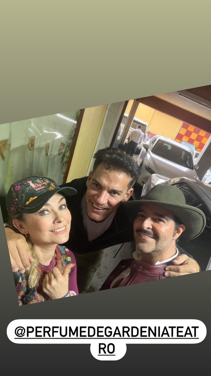 DianaArce23's tweet photo. #Instagram: Cristián de la Fuente, Aracely Arámbula y Pablo Montero😍🎭

#PerfumedeGardenia https://t.co/Bwufiy32v5
