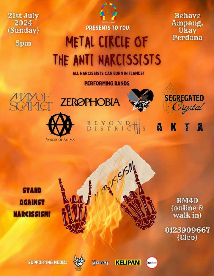 Ahad ni ada band keras. Mari kawan-kawan kita mosh.

Behave Ampang
21 Julai 2024
5PM - End

Tiket RM40 ayuh la lets go!