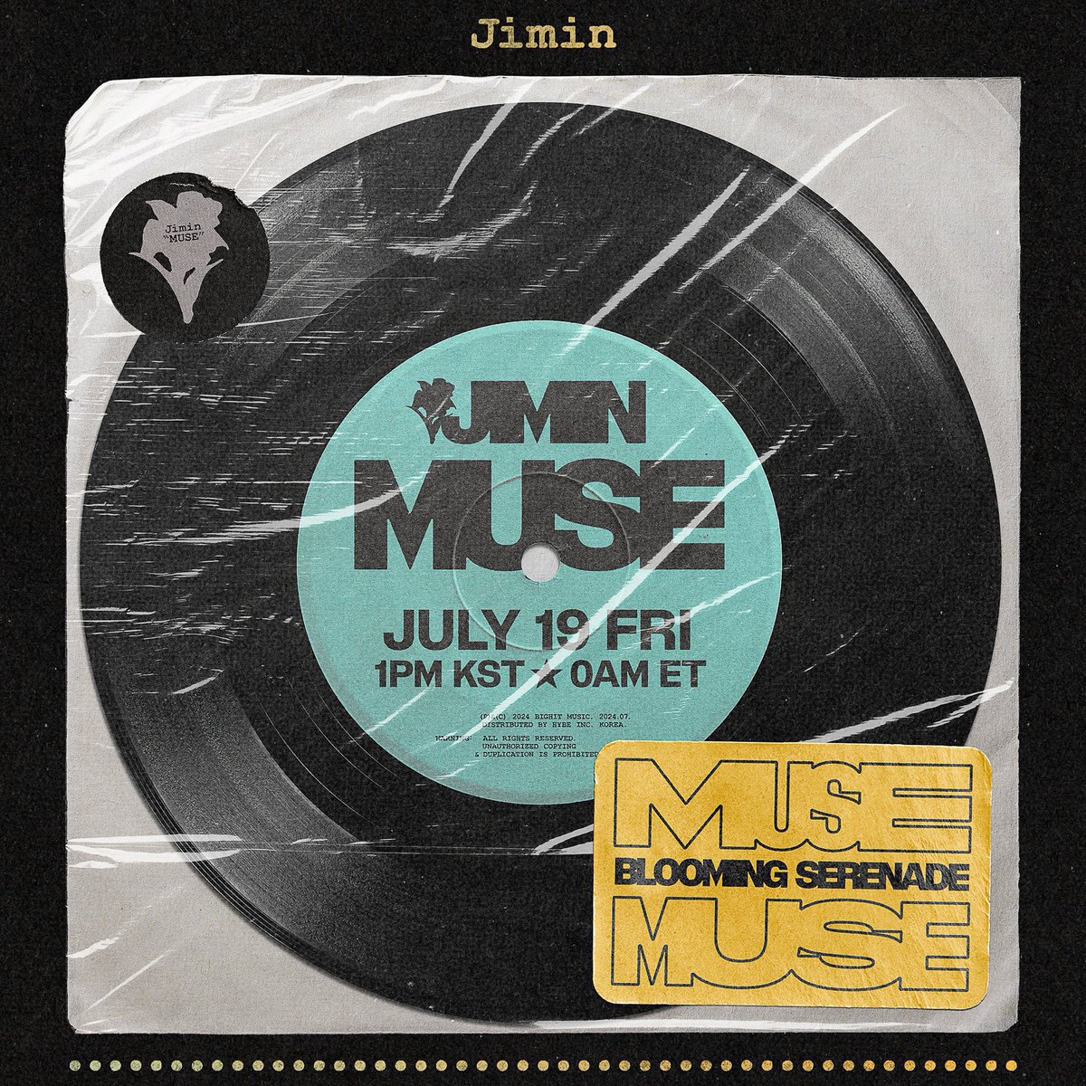PopBase's tweet photo. JIMIN’s new album ‘MUSE’ officially drops in 24 hours. https://t.co/aJrNdQfvQQ