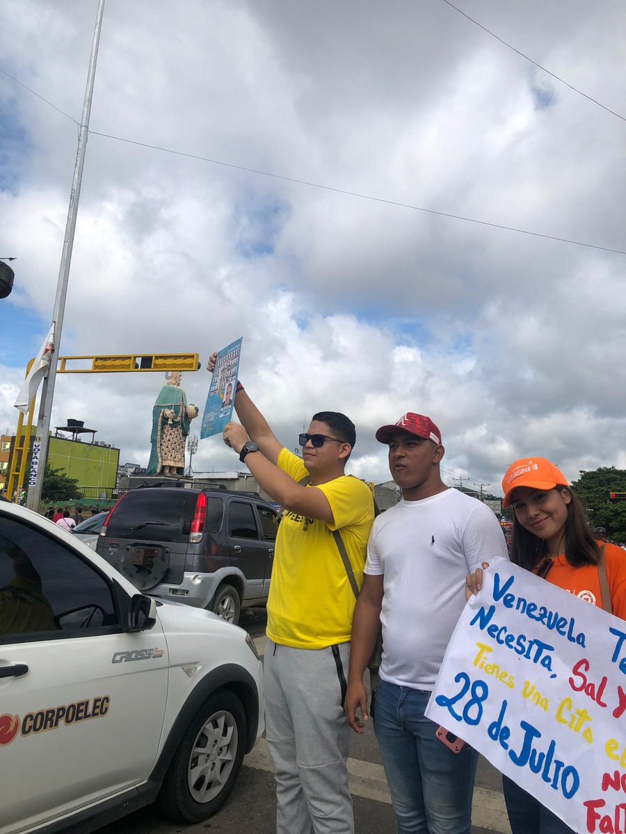 La juventud presente Edmundo presidente!!! 

Faltan 10 Días. 

#todos a votar el 28 de julio en la tarjeta de la MUD la de la manito 

<a href="/ADemocratica/">Acción Democrática</a>  <a href="/ADOrganizacion_/">AD Organización Nacional</a>  <a href="/JovenesConVzla_/">JóvenesConVzla</a> <a href="/JAD_Venezuela/">Juventud de AD</a>