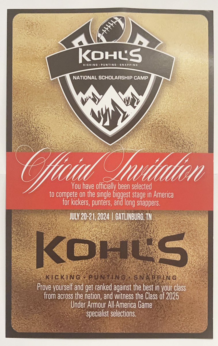 MillerDeanKicks's tweet photo. Ready for it this weekend @KohlsKicking 
#recruit #kicker #co2027 https://t.co/0uKMCZWXOv