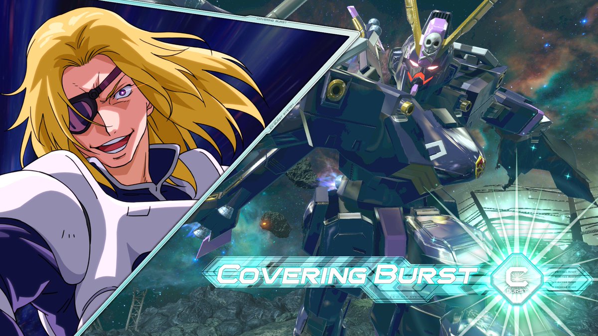 gundamvs's tweet photo. 明日7月24日のアップデートにて
下記機体のパイロットイラストを刷新！

・ベルガ・ギロス
・クロスボーン・ガンダムX2改
・ガンダムデュナメス

#オバブ https://t.co/g07ie3Kz0P