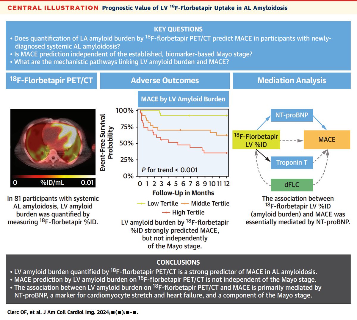 MasriAhmadMD's tweet photo. New study by Olivier Clerc &amp; @DorbalaSharmila et al. looking at 18F-Florbitapir and outcomes in AL amyloidosis ( https://t.co/r3ZDr4vikw ) 

Here is a link with access to the accompanying editorial - https://t.co/Xo3j5BDtwa 

#CardioTwitter https://t.co/3ijhyqUgwD