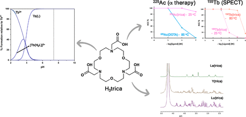 bhkenlo's tweet photo. H3trica: Versatile Macrocyclic Chelator for [225Ac]Ac3+ and [155/161Tb]Tb3+ Theranostics | Inorganic Chemistry https://t.co/pJMH5kMtNl Orvig, Schaffer, and co-workers @InorgChem #225Ac #155Tb #161Tb #H3trica #macrocycles #radiopharmaceuticals https://t.co/oFRwpMM3a4