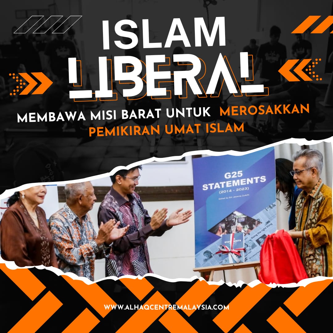 alhaqcentre's tweet photo. ISLAM LIBERAL MEMBAWA MISI BARAT UNTUK MEROSAKKAN PEMIKIRAN UMAT ISLAM
#liberalisme
#islamliberal
#ideologibarat
#ajaransesat
Read more:
https://t.co/l98McsFGK2 https://t.co/tW1zph90qD