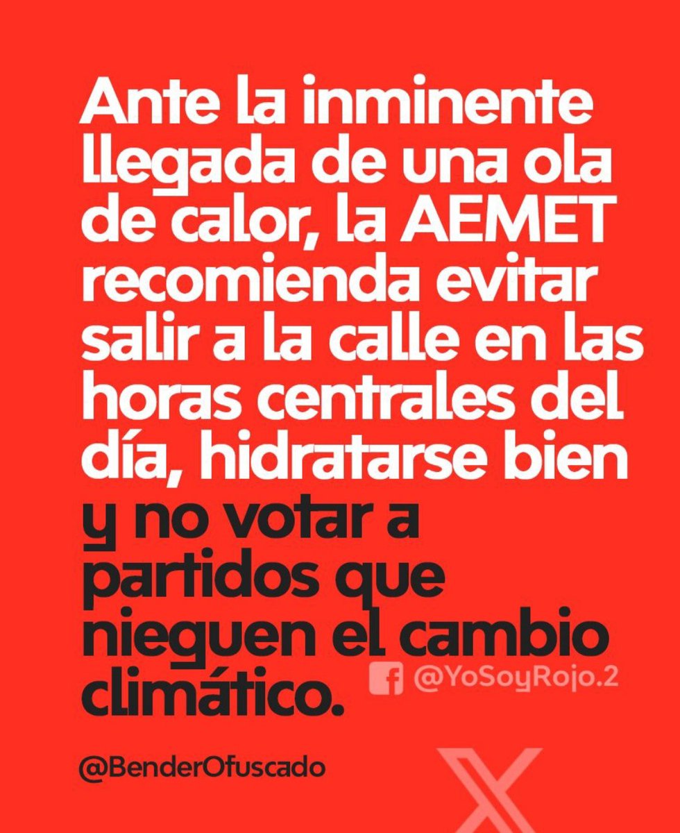 ChrisaliaAspith's tweet photo. #política #cambioclimático #OlaDeCalor #Verano #españa #Corrupción #estadodealarma #calor #estadodeemergencia https://t.co/xBs94U1vQD