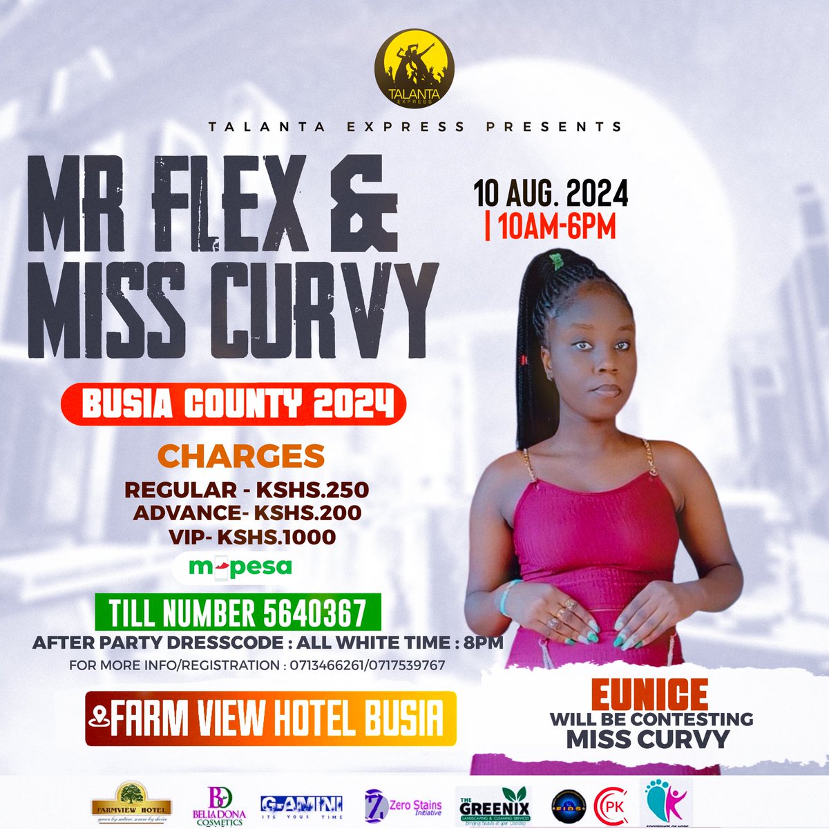 ExpressTalanta's tweet photo. Good Morning Wadau. Mbiu ya mgambo imeshalia. 22 Days to the Experience.
Mark the Dates don't miss out.
#BusiaCounty #talantaexpress #form40 #MrFlex #mscurvy #YouthDay #CreativeEconomy  #entertainment https://t.co/jMrvl6Hior