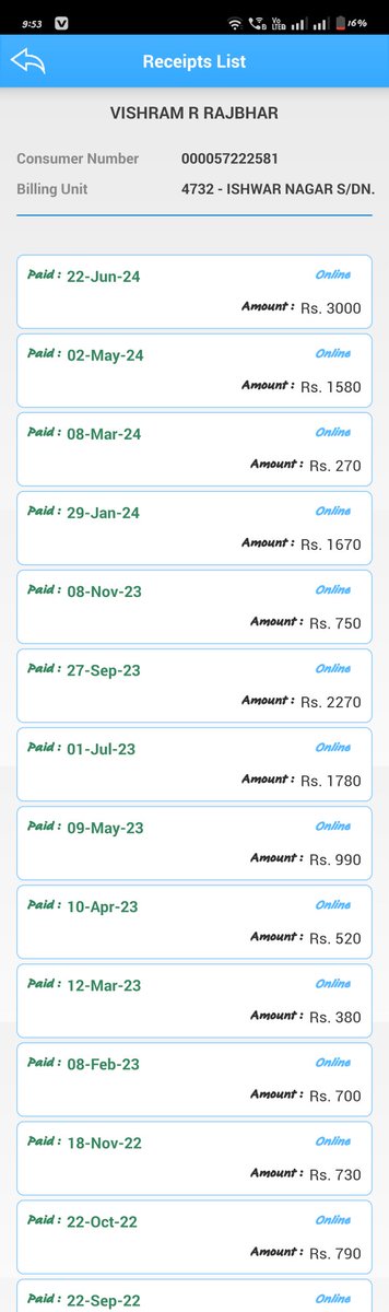 WEEKLYCHART_01's tweet photo. @BhandupMSEDCL 
मैने महावितरण app पर ३ बार कंप्लेंट डाले फिर बे कोई response नाही मिला ।
मेरा  बिल 1700+ आरहा है अचानक से बड़ गया bill अमाउंट. नॉर्मल मेरा ६०० - ९०० आता था। 3-4 mahine ke jada bill aaraha hai... Atleast ek baar toh aana cahyi hai check karne.
@MSEDCL https://t.co/T9RLP7aNBr
