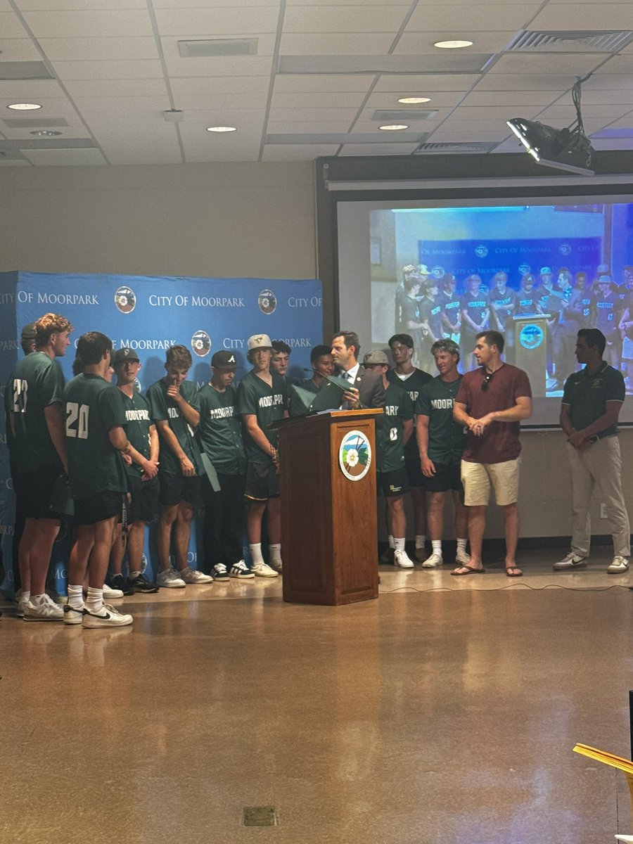 Thank you Mayor Enegren &amp; the Moorpark City Council for recognizing the “Forever Team” this evening.