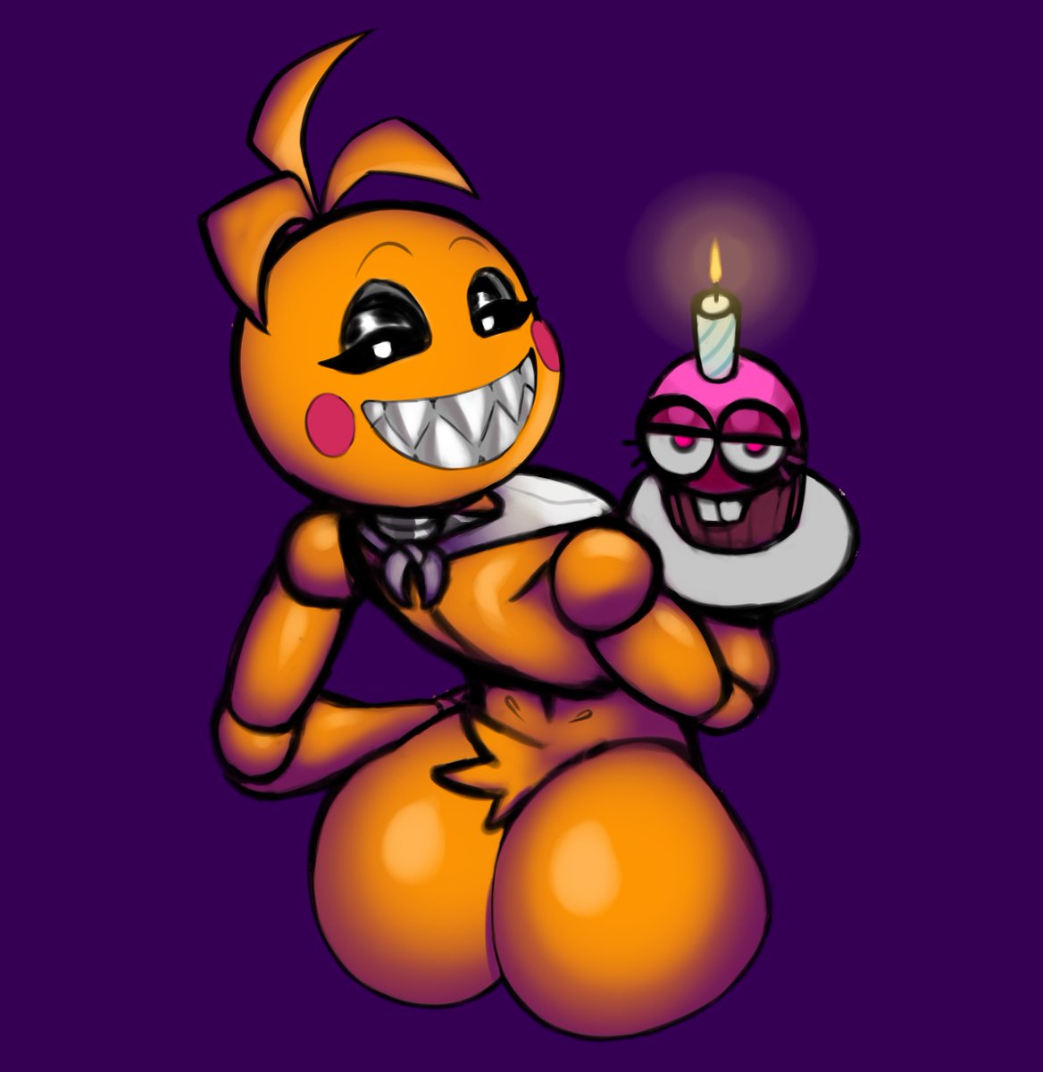 BunnyMirci's tweet photo. #OneButt_OneDay #fnaf #chica #toychica #toy_chica
day 17 https://t.co/j78nbCG1y2