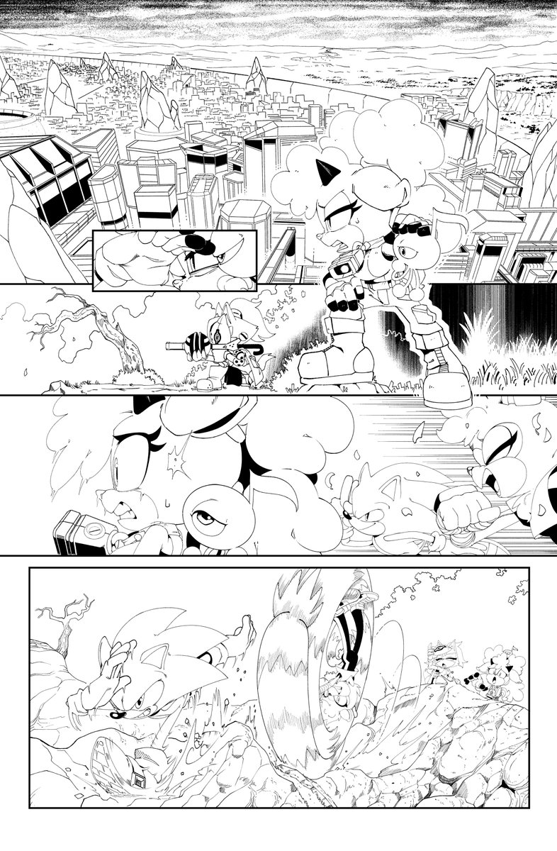 I've been considering creating one of a kind physical inks of some of my favorite work from IDW issues, which nowadays are all digital.

I wonder if anyone would be interested in grabbing them if so... 