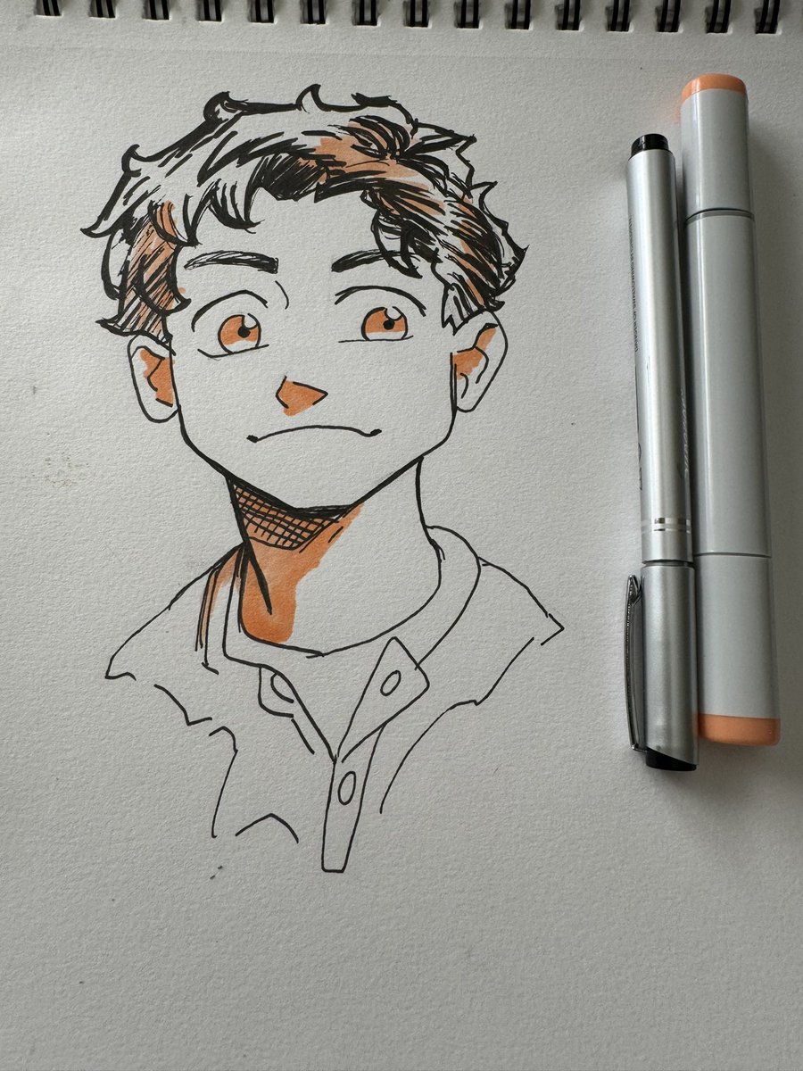 deadbluex_x's tweet photo. Here is a latest sketch, getting back into it

#art #sketch #manga #summer #faces #copicmarkers #thursday #smallartist https://t.co/OBfhKvIyeJ
