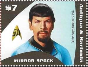 "The needs of the Empire outweigh the needs of the few." - Mirror Spock

This alternate reality version of our beloved science officer is as cunning as he is ruthless.  Would you trust Mirror Spock?  #StarTrek #MirrorSpock  #TerranEmpire #startrekstamps #dailystamp