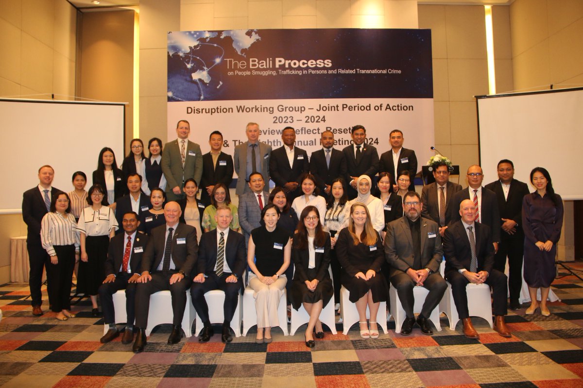 IOMVietNam's tweet image. @iomvietnam is proud to contribute our expertise to foster stronger partnerships and enhance resilience across the Asia-Pacific region to combat irregular migration, smuggling of migrants and trafficking in persons through #BaliProcess. Read full: shorturl.at/S6eGl