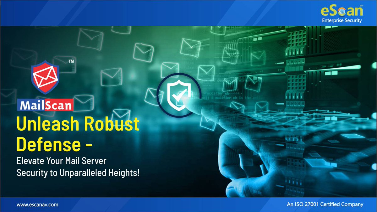 escan_tweet's tweet image. 🔒 Enhance Your Email Security with MailScan! 🔒
🌐 Discover more: escanav.com/en/online-stor…

#MailScan #CyberSecurity #EmailProtection #SpamFilter #VirusProtection #BusinessSecurity #ITSecurity