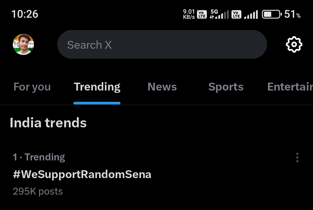 gpraduman23's tweet photo. #WeSupportRandom #Trending 1 @randomsena https://t.co/2TuRNhUT6x