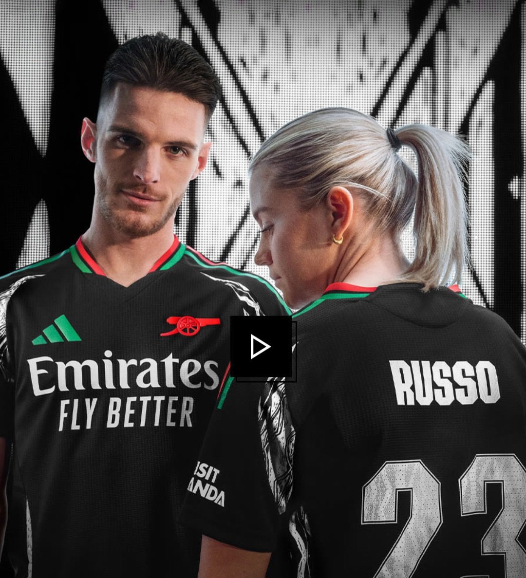 Gunnersc0m's tweet photo. Arsenal’s away kit for the 2024/25 season ⚫️ https://t.co/CZglTXFQfm