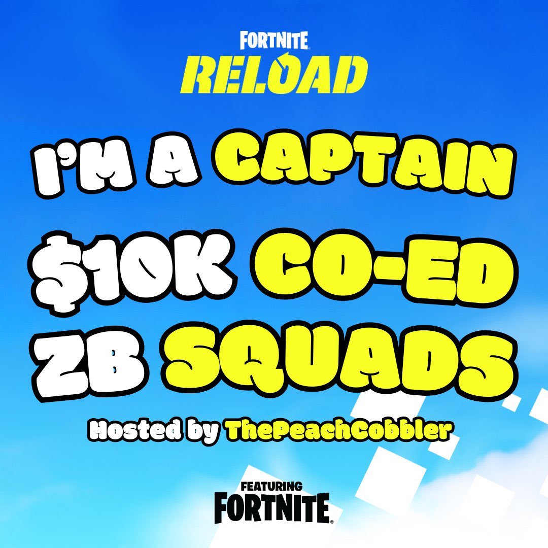 I’m a captain for the <a href="/Thypeachcobbler/">Peach</a> $10k ZB Reload Tourney, make sure to tune in on Sunday at 2PM EST. I’ll be streaming the whole thing :)