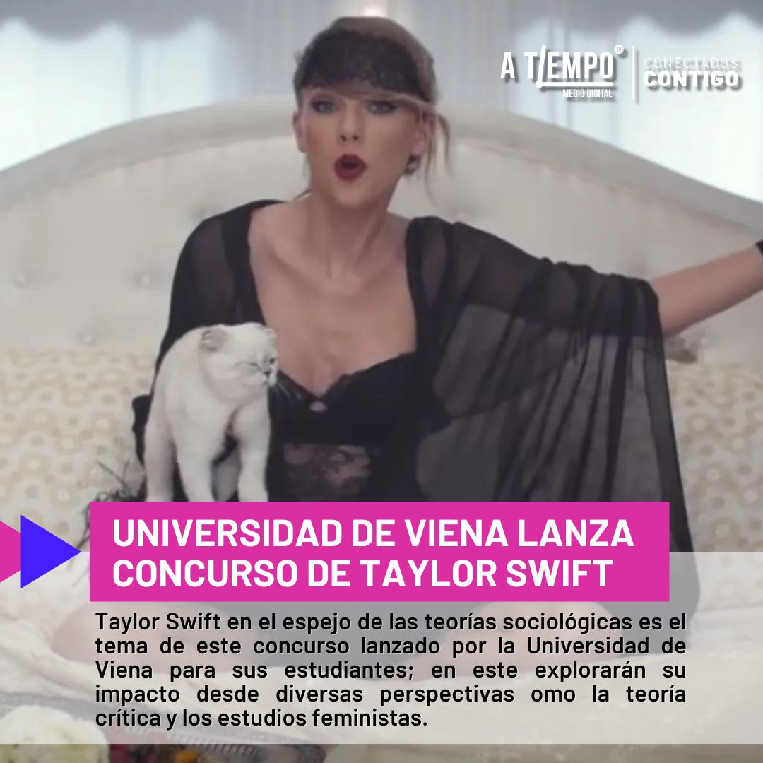 ATiempoTv's tweet image. 🎶 La Universidad de Viena lanza el curso 'Blank Spaces: Taylor Swift en el espejo de las teorías sociológicas', explorando su impacto económico, político y social. 

#TaylorSwift #UniversidadDeViena #BlankSpaces #CulturaPopular #EstudiosSociológicos #ErasTour