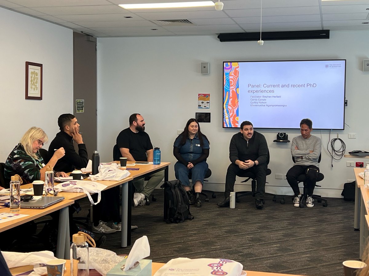 UQPoche's tweet photo. We just wrapped up our three-day Pathways Program to a PhD: Doing Research for Mob, where our 15 participants got a taste of the PhD journey and all the exciting opportunities in Indigenous health research. A huge thanks to all the participants and guests! #pathways2024 https://t.co/20niPLG6lf