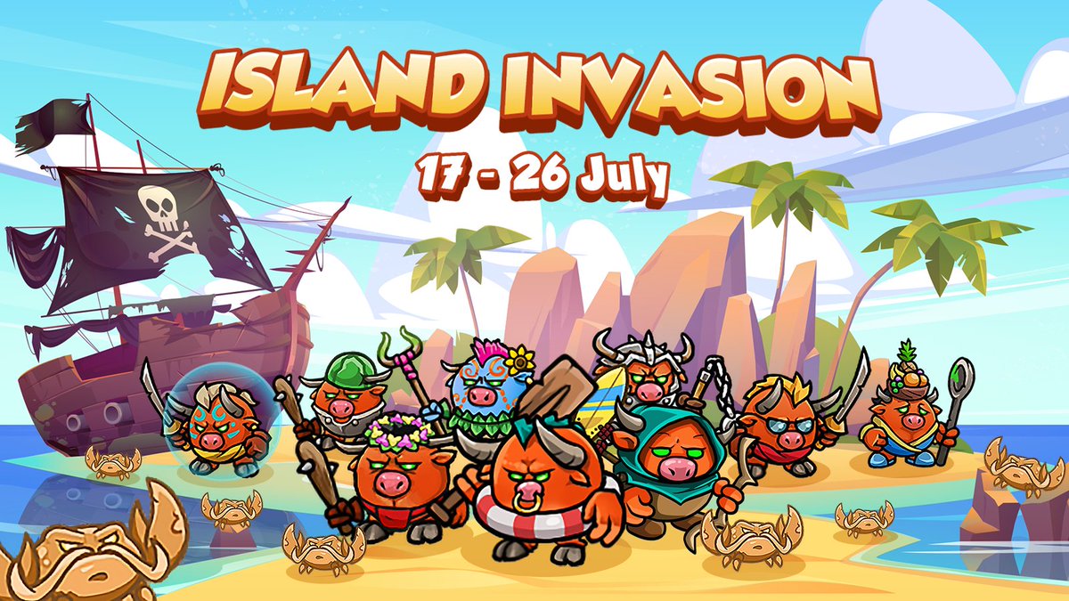 📣 Showcase your Island Invasion experience! 🏝️🏄

1. Like the Twitter post.
2. Quote Tweet with a screenshot of you enjoying the Invasion.
3. Add hashtag #CDHIslandInvasion
4. Fill up this Google form: forms.gle/rxzxi27sUEvz8K…

20 players will receive 1 "250000 Gold"