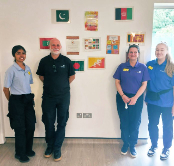 Parkview Clinic inpatient CAMHS <a href="/BWC_NHS/">BWC NHS Trust</a> celebrates South Asian Heritage Month 2024 <a href="/SAHM_UK/">South Asian Heritage Month</a> today with some great displays helping us understand more about some of our colleagues’ heritage. <a href="/daljitathwal/">Daljit ਦਲਜੀਤ 🌈💙RGN RSCN RHV MBA Hon.Doc</a> <a href="/ph_wilson1/">Phil Wilson</a> <a href="/emilydbutler1/">Emily Butler 🤍</a> <a href="/annie_cheatham/">Annie Cheatham</a> <a href="/ClaireDepDDQN/">Claire Powell</a> <a href="/tammydav1/">Tammy Davies</a>