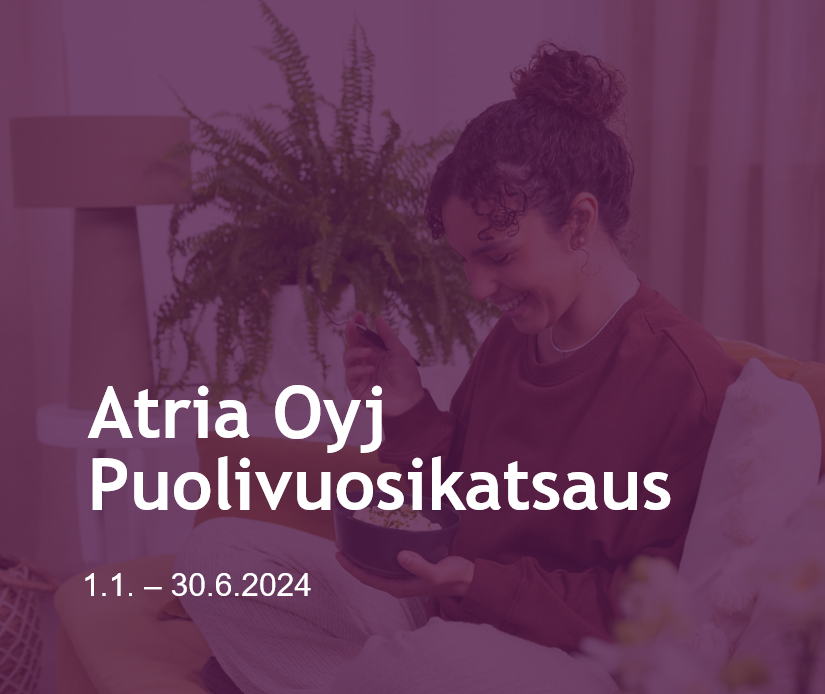 Atrian hyvä tuloskehitys jatkui huhti-kesäkuussa – kaikki liiketoiminta-alueet paransivat tulostaan. Lue lisää: ow.ly/zg9O50SEUkF #AtriaH124