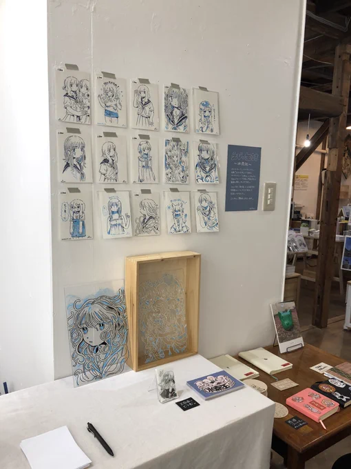 シカクさんでの個展は今週末21日まで!ついに最終週です!!
かわいいグッズや作品い〜っぱいなので、お近くの方やお時間ある方はぜひ…🍤🫶 