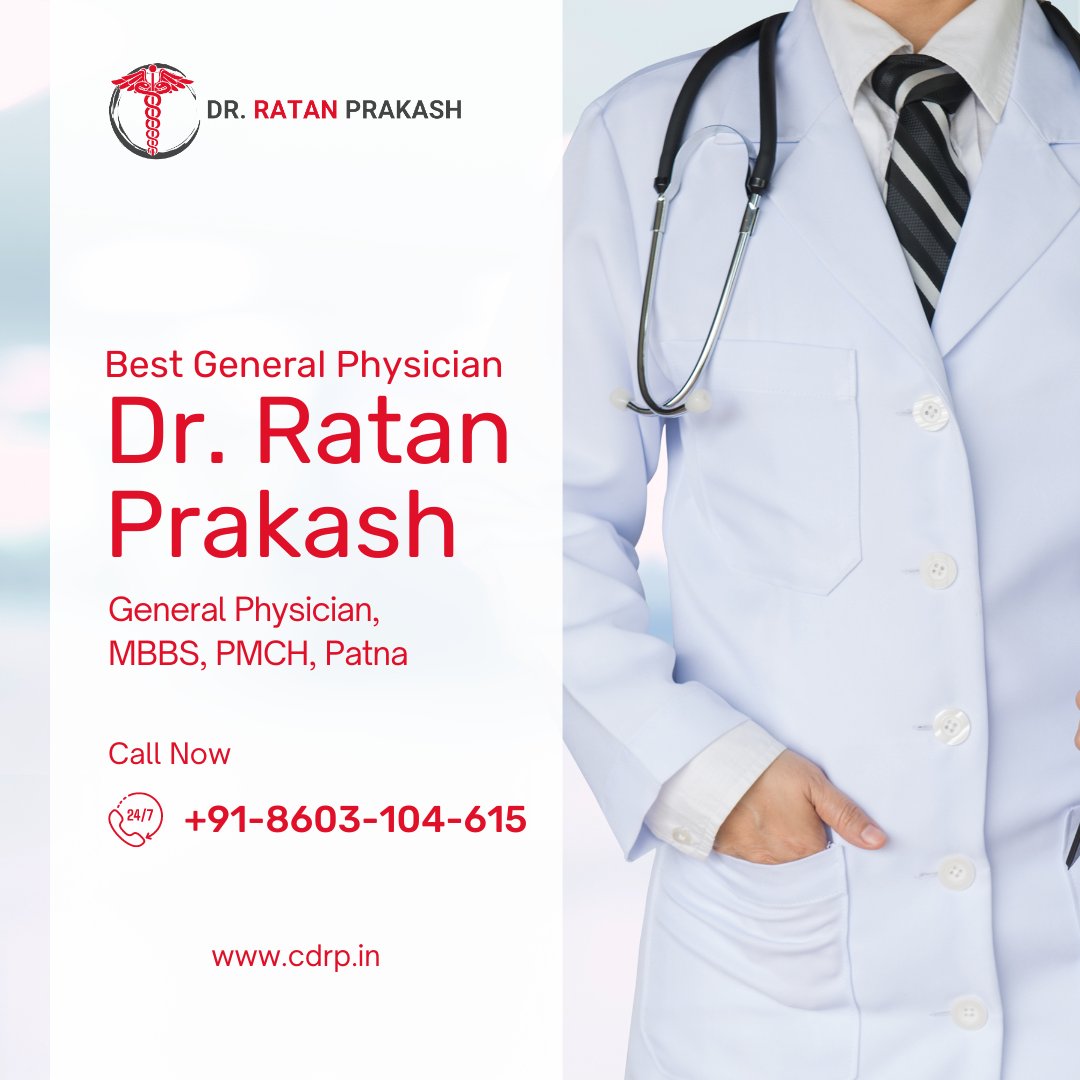ratan_clinic's tweet photo. Consult with Dr. Ratan Prakash, Patna's best physician with over 30 years of experience.

☎+91-9430-829-175
🌐https://t.co/6HLcmXF1Qn

#DrRatanPrakash #TopPhysician #ExpertCare #PatnaHealthcare #TrustedDoctor #HealthExpert #MedicalConsultation #ExperiencedDoctor  #CDRP #Patna https://t.co/aeQnTfEuZ0