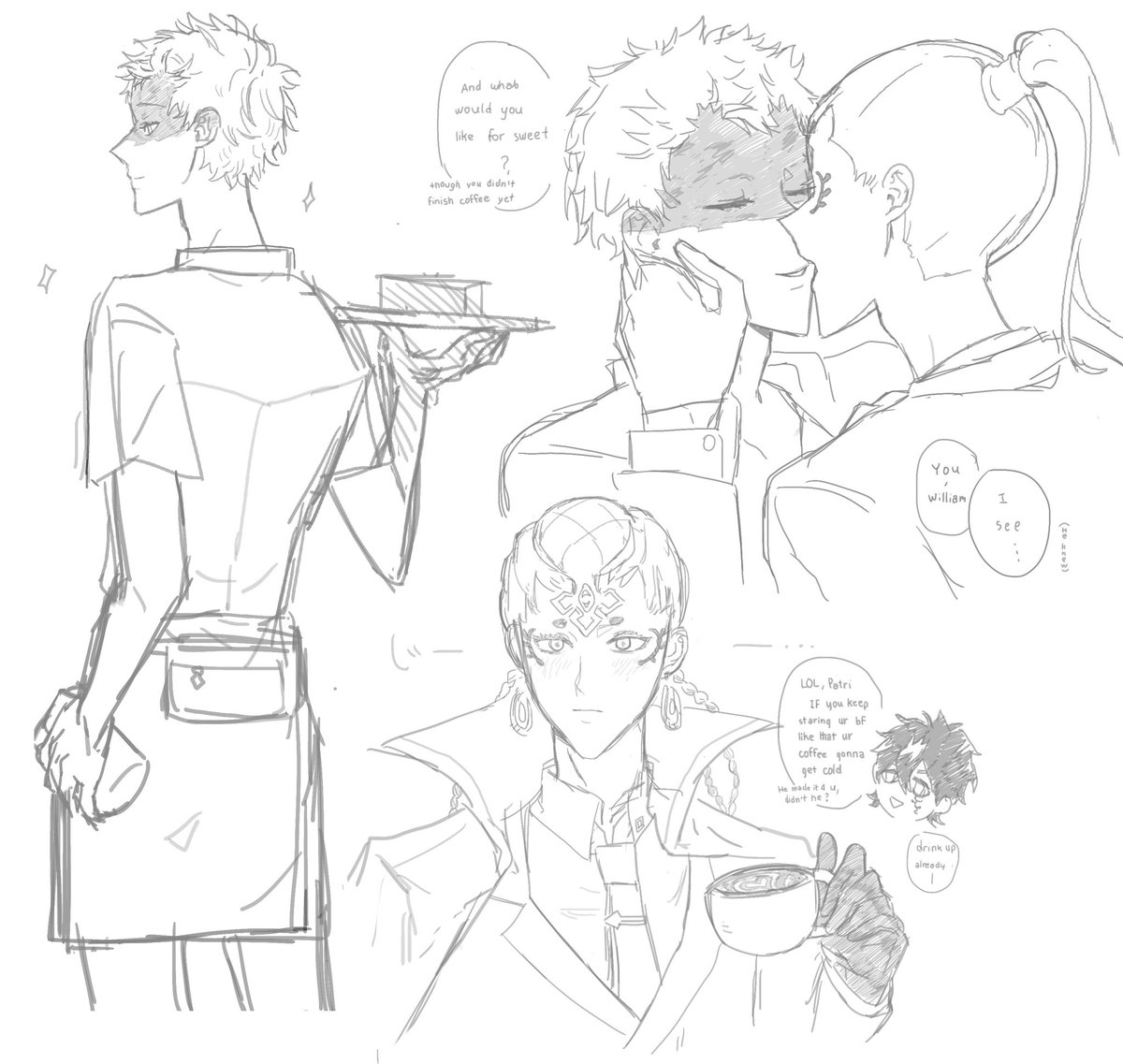 Vangeance’s cafe uniform (Black Clover M)