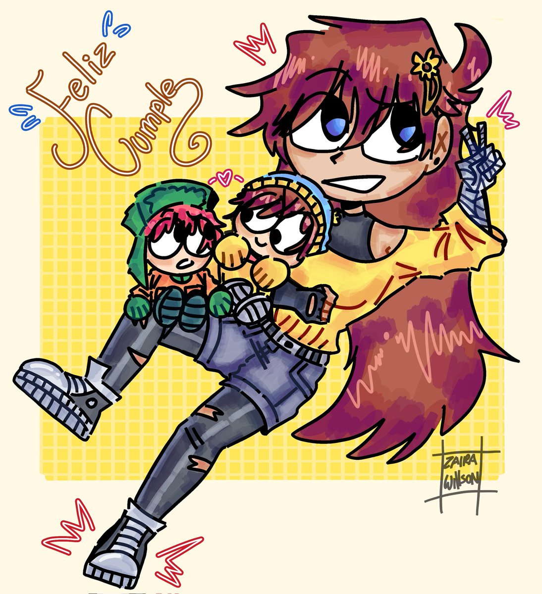 chibchay_z's tweet photo. Feliz cumpleaños a mi 💛
#happybirthday #Ocxcanon #Selfshipping #oc #fandon #southpark #kyman #KyleBroflovski #ericcartman #supersoon #eddsworld #tordlarrson #Robin #Superboy #daimanwayne #jonkent #jondami #zadr #zadf #zade #invazorzim #eddsworldtord https://t.co/Azuki0KgJX