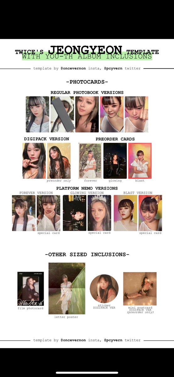 jeongyeonmaingf's tweet photo. WTT TWICE with you-th

US only!

Have : 1st pic
Momo digipack preorder, Tzuyu and Chaeyoung target cards, Dahyun bear, Tzuyu and Chaeyoung normal cards

Want : Jeongyeon, Sana, and Mina equivalents

Dahyun bear for Mina bear only plz

dm me if interested:)) @TWICE_trades #TWICE https://t.co/Y6I2Pq0Ex2