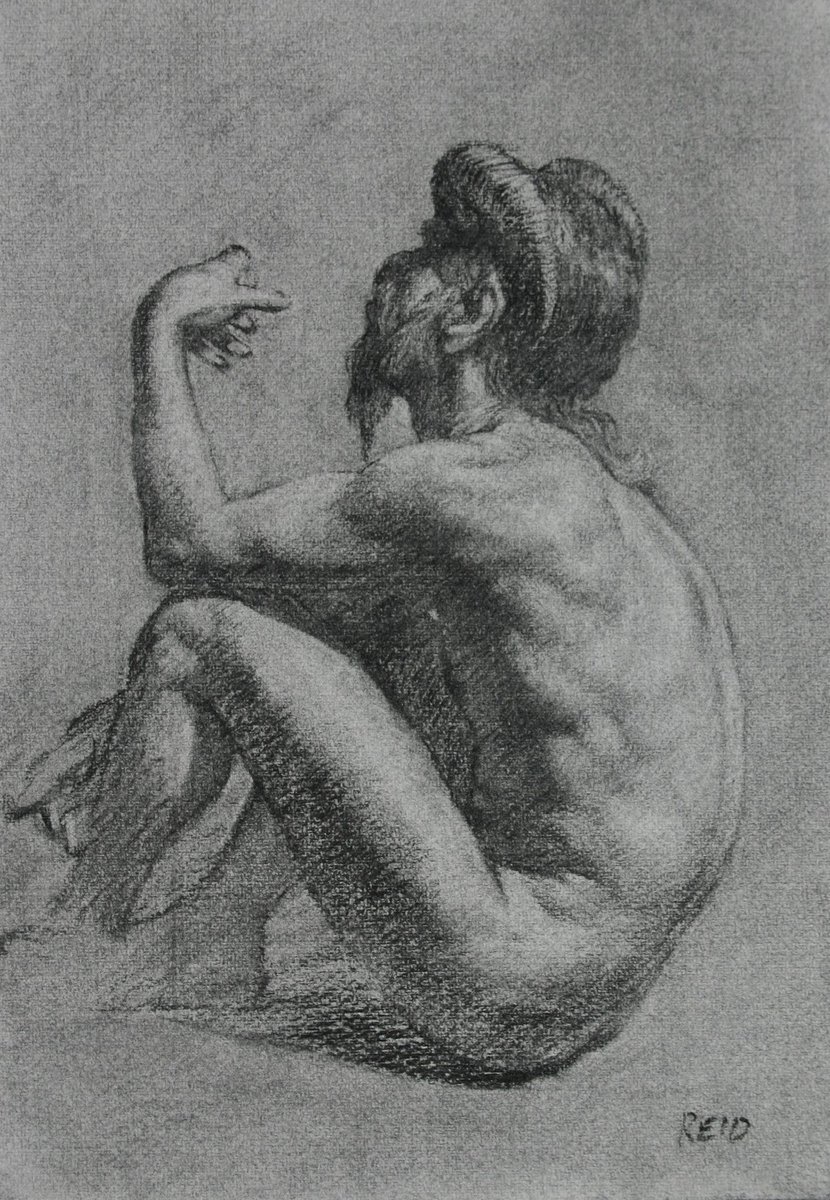 GM!! A couple of charcoal studies.