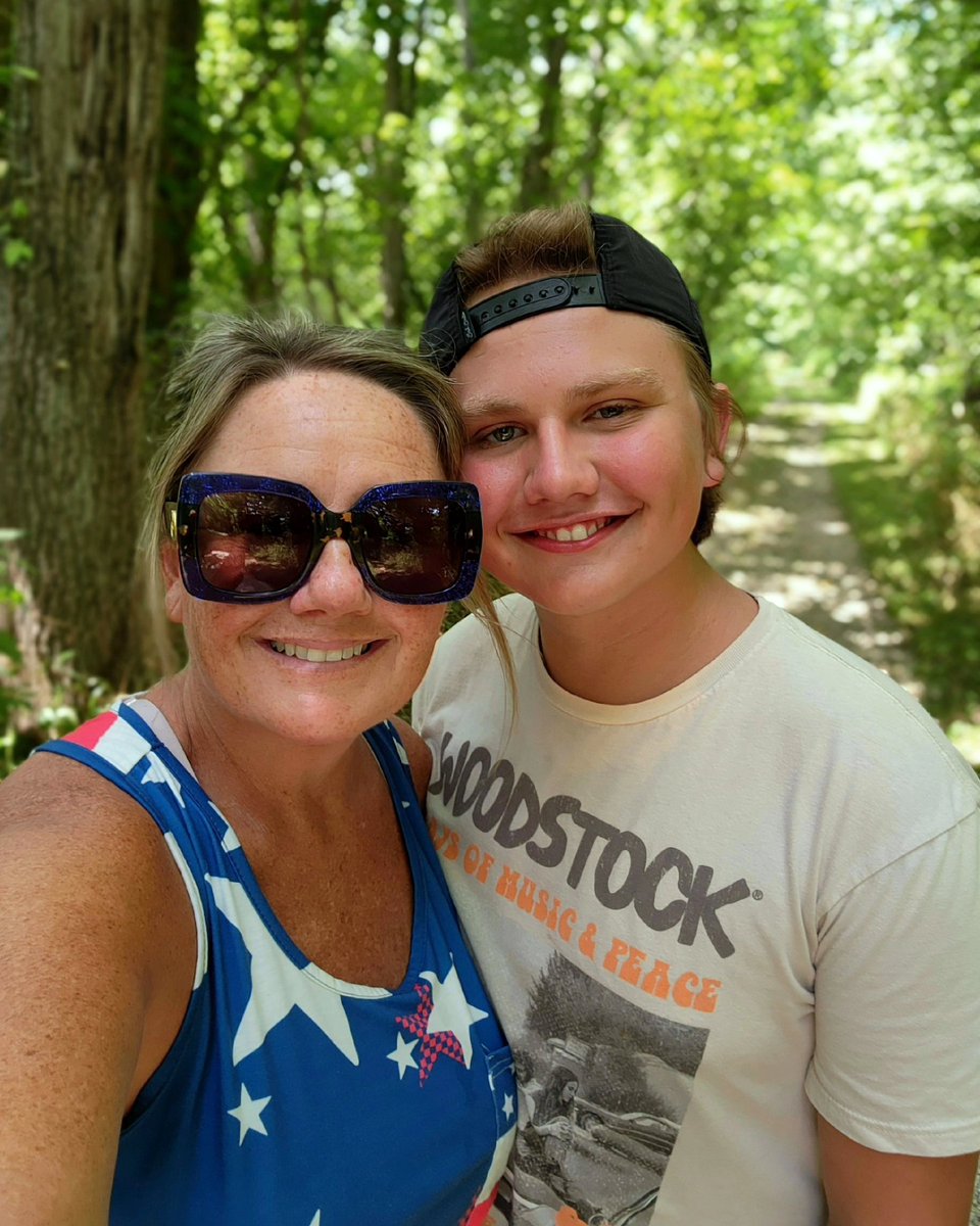AmandaGMilner's tweet photo. It was a perfect day for a hike around Big Bone. I cherished the rare one-on-one time with my teenager. I love you, Noah! https://t.co/bYOQUIxbdq