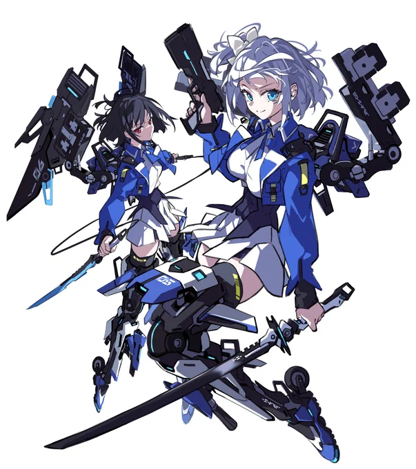 ロボ脚だったインパルスフレームをパワードスーツ風にReDesign!前より人間の動きを描けるようになった#ヴァルキリーインパルス 