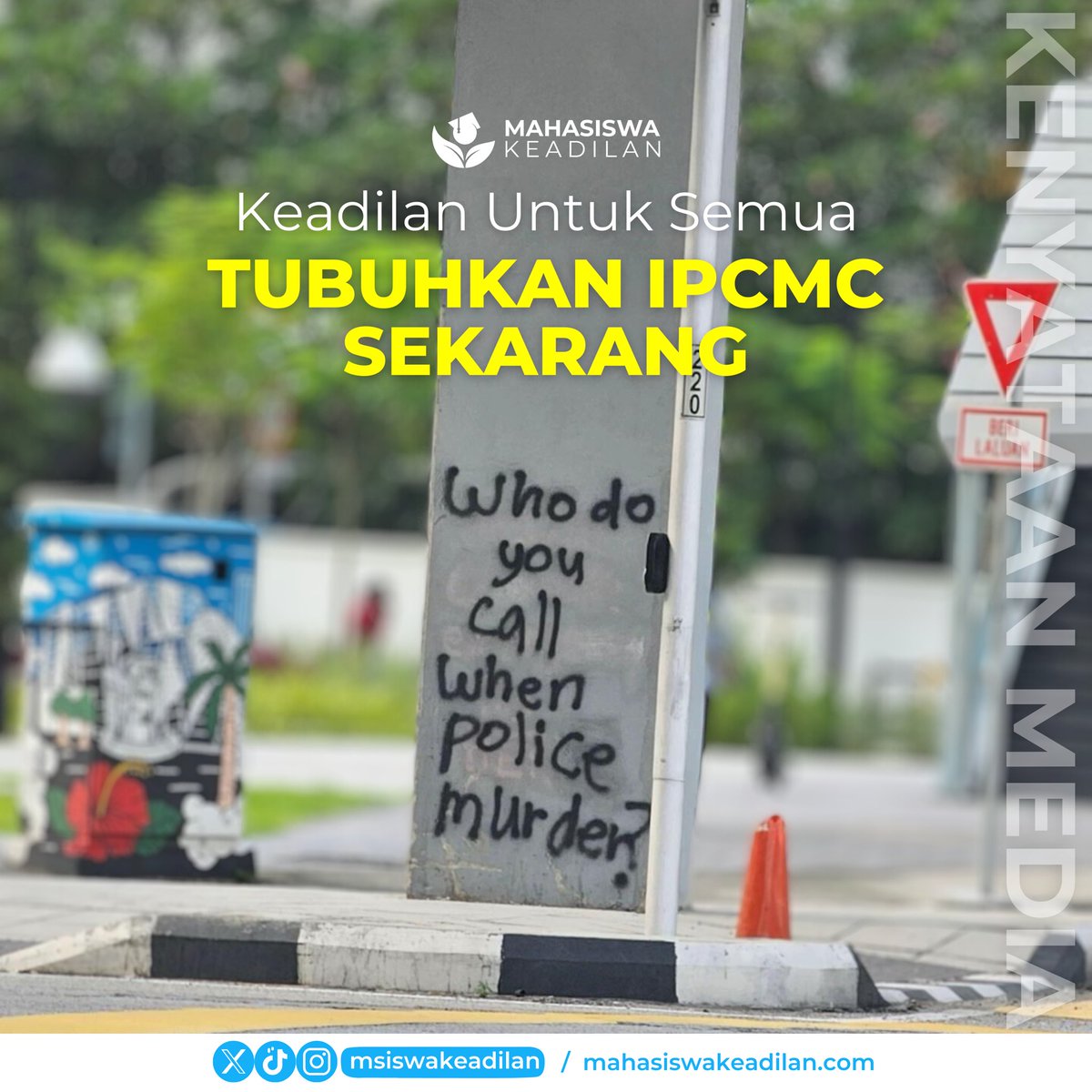 msiswakeadilan's tweet photo. KEADILAN UNTUK SEMUA, TUBUHKAN IPCMC SEKARANG!
Pada 15 Julai 2024, rakyat Malaysia sekali lagi dikejutkan dengan pembunuhan Nur Farah Kartini di Hulu Selangor yang merupakan seorang mahasiswa. Suspeknya seorang anggota polis. https://t.co/aEEWWznxem