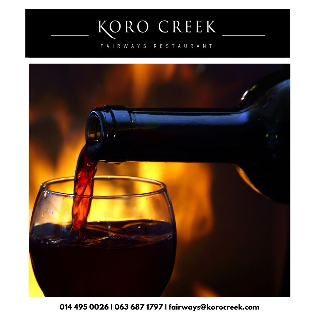 Gather around a table near a fireplace and enjoy the chill of winter by warming up with our Weekly Restaurant Special!  🤩🔥

Fairways Restaurant and Bar
014 495 0026 | 063 687 1797 | fairways@korocreek.com
#korocreek #breakfast #pizza #pasta #steak #curry #fuelup #fairways