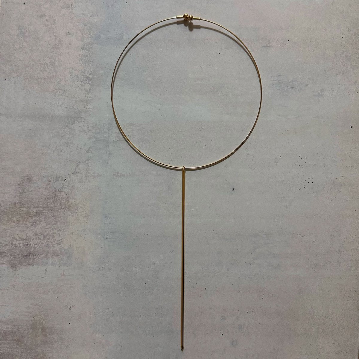 choker［Kanazashi］

size | 38cm
color | silver  gold
weight | 10g
material | steel・ brass