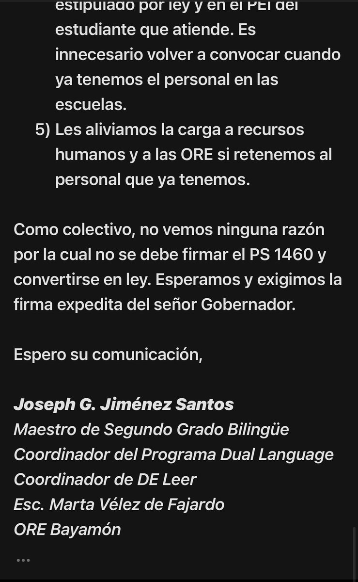 Compañeros, el PS 1460 aún se encuentra en #Fortaleza. Solamente falta es la firma del #Gobernador para que se convierta en ley. Sigan compartiendo esta publicación, llamando a Fortaleza, escribiendo correos electrónicos y haciéndose sentir en las redes sociales. 

Ya hemos visto