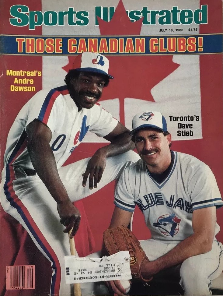 coopincanada's tweet photo. #OTD 41 years ago, we Canadian baseball fans were treated to this beauty of a Sports Illustrated cover.

#Expos #BlueJays https://t.co/8C9pTqwFgK