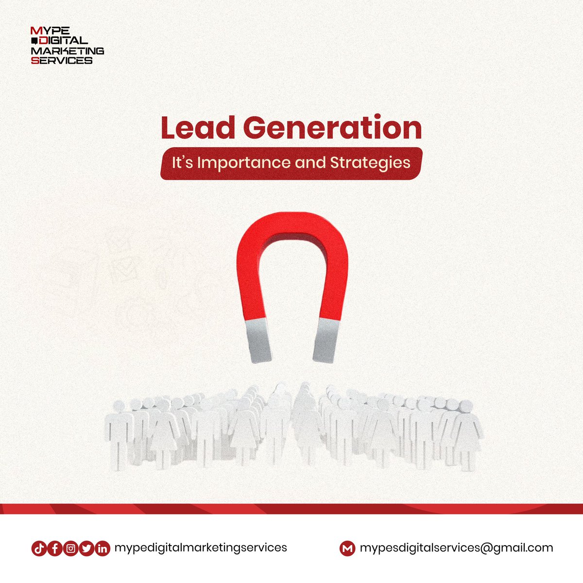 Mype_Digital's tweet photo. Lead generation is the process of attracting and converting strangers and prospects into someone who has indicated interest in your company's product or service. 

Read more:
https://t.co/4fFOtNzPdF https://t.co/4ZDWuI0WcN