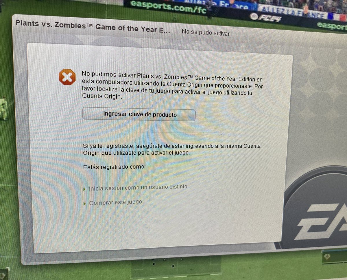 Qué hago? Yo quería jugar plantas vs zombies 😪
<a href="/EA/">Electronic Arts</a>