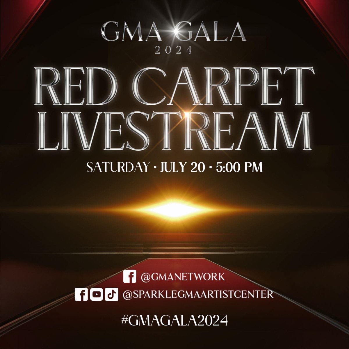 Don’t miss the #GMAGala2024! 🥂✨

<a href="/gmanetwork/">GMA Network</a> 
<a href="/Sparkle_GMA/">Sparkle GMA Artist Center</a>