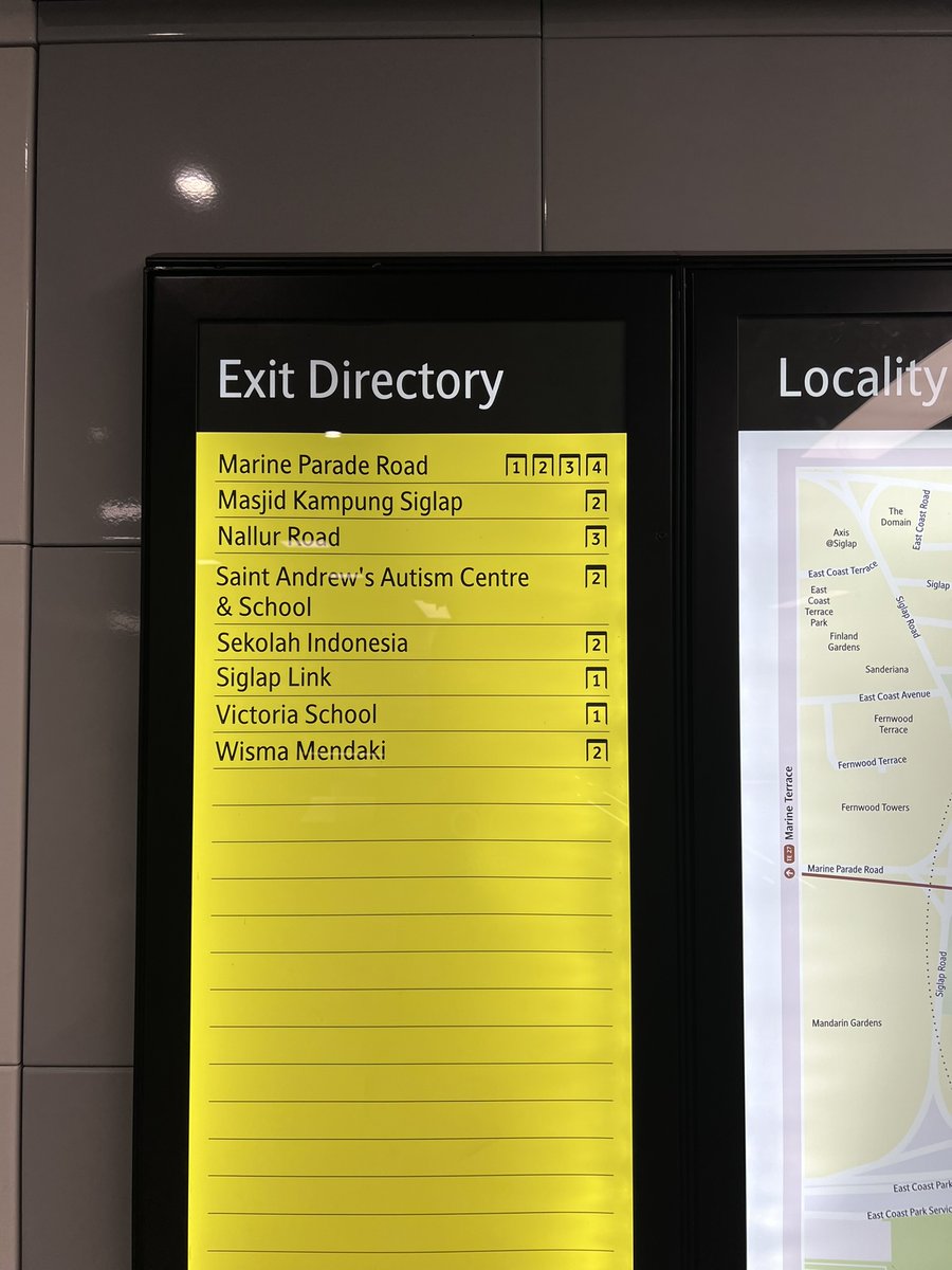 adriansyahyasin's tweet photo. TEL28 - Siglap

Stasiun ini ada Indonesianya coy wkwkw - karena dekat stasiun ini ada Sekolah Indonesia Singapura

Melihat arsitektur mulut stasiunnya juga bisa buat cengo aja, kok bisa ya sampe bisa mengakomodasi bus tingkat... https://t.co/eP2OneuExw