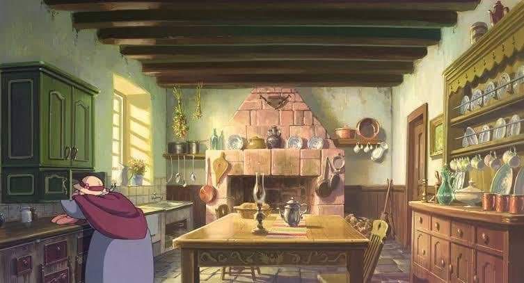 anime_'s tweet photo. Ghibli interior 🏠 https://t.co/gXRTLcxi84